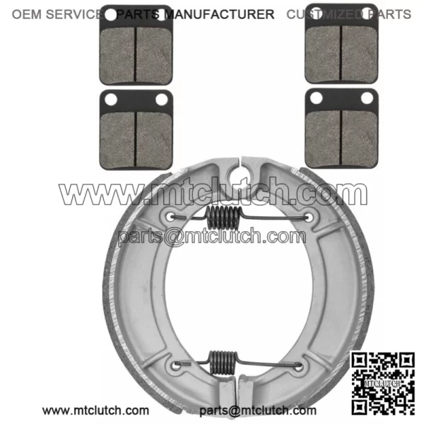 for Yamaha Big Bear 350 YFM350 1999 Front Brake Pads & Rear Brake Shoes