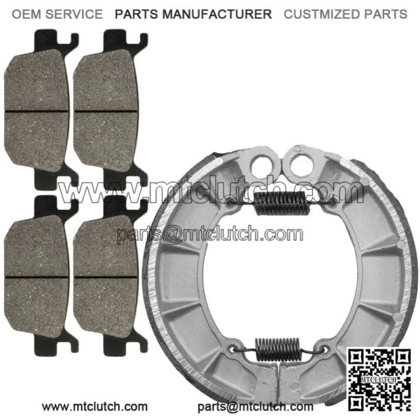 for Honda TRX500 Fe Fpe Foreman 4X4 2005-2011 Front & Rear Brake Pads Shoes