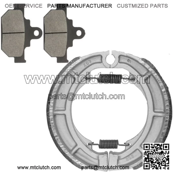 Front Brake Pads & Rear Brake Shoes for Suzuki LS650 Boulevard S40 2005-2017