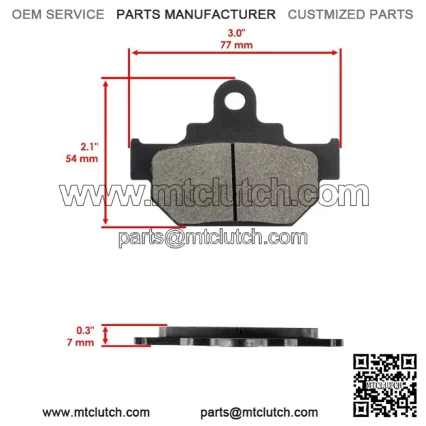 Front Brake Pads & Rear Brake Shoes for Suzuki LS650 Boulevard S40 2005-2017 - Image 3