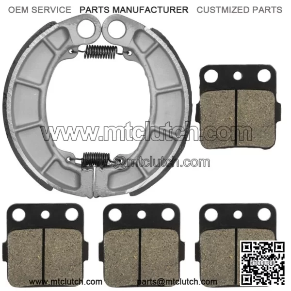 Front Brake Pads & Rear Shoes for Honda TRX420FPM TRX420TE TRX420TM 2007-2018