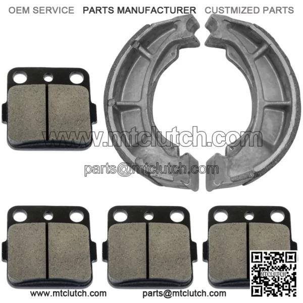 Front Brake Pads & Rear Shoes for Honda TRX420FPM TRX420TE TRX420TM 2007-2018 - Image 4