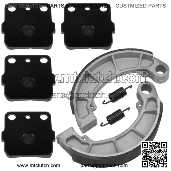 Front Brake Pads & Rear Shoes for Honda TRX420FPM TRX420TE TRX420TM 2007-2018 - Image 5