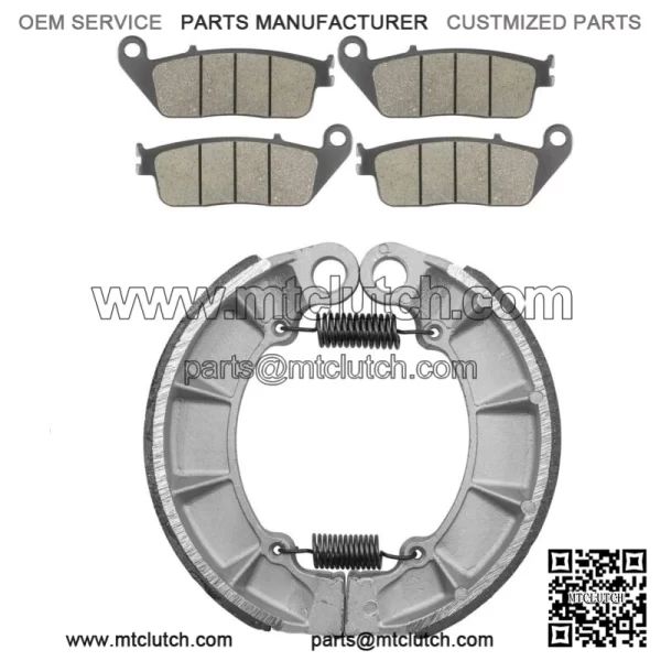 Front Brake Pads & Rear Brake Shoes for Honda VF750C VF750C2 Magna 750 97-03