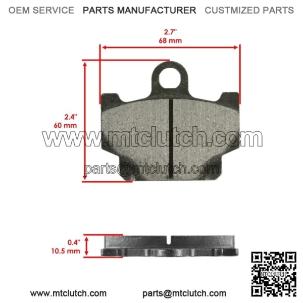 for Yamaha XS400 Maxim 400 1982 1983 Front Brake Pads & Rear Brake Shoes - Image 3