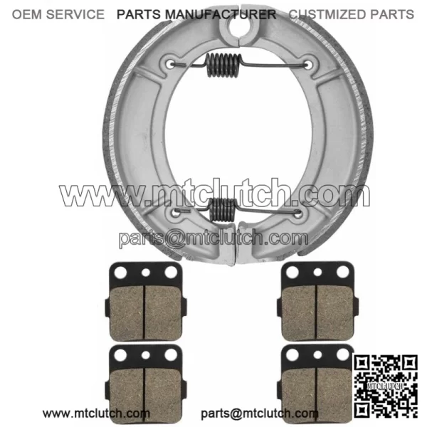 for Yamaha Grizzly YFM600 YFM600F HD 2000-2001 Front Rear Brake Pads Shoes