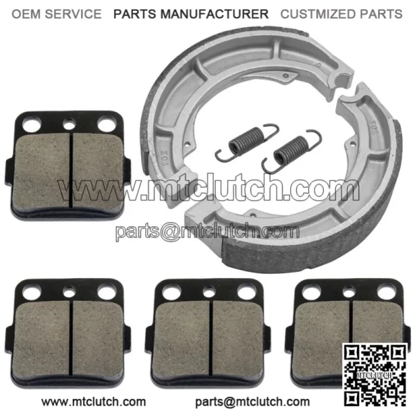 for Yamaha Grizzly YFM600 YFM600F HD 2000-2001 Front Rear Brake Pads Shoes - Image 4