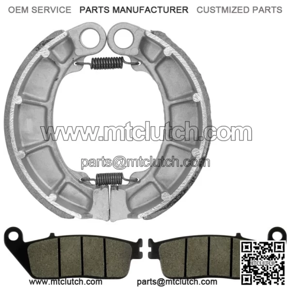 Front Brake Pads & Rear Brake Shoes for Honda CB750 Nighthawk 750 1991-2003