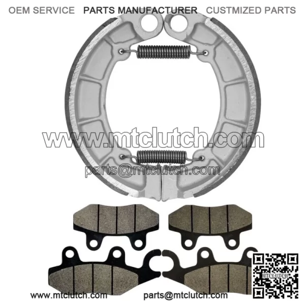 Front & Rear Brake Pads Shoes for Kawasaki KLF400 Bayou 400 4X4 1993-1999