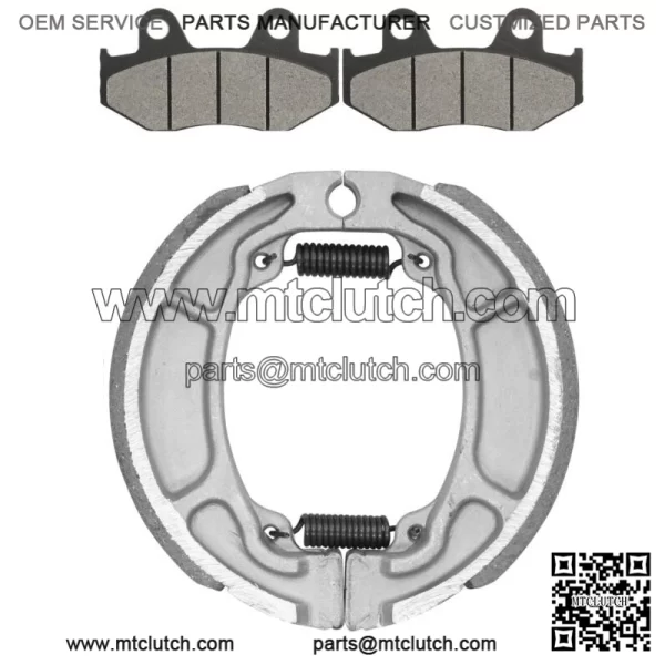 Front Brake Pads & Rear Brake Shoes for Honda Elite 110 NHX110 2010 2011