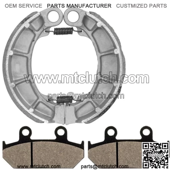 Front Brake Pads & Rear Brake Shoes for Honda VT600C Shadow 600 VLX 1988-1992