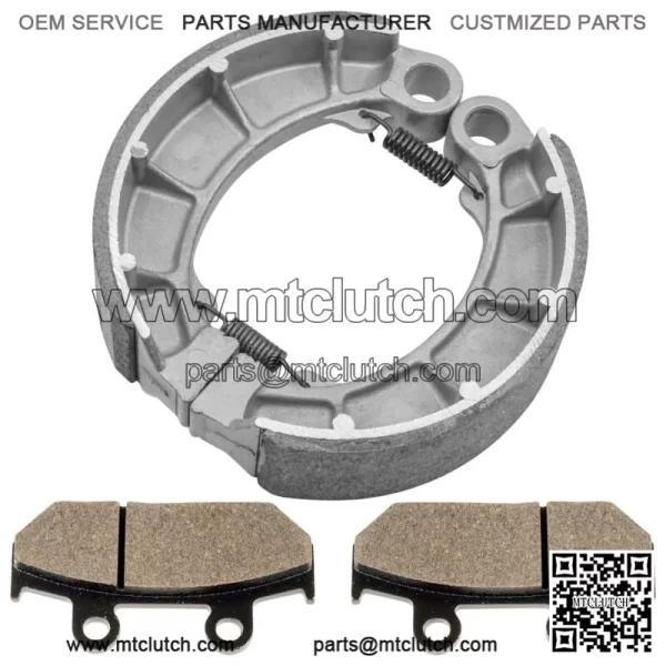 Front Brake Pads & Rear Brake Shoes for Honda VT600C Shadow 600 VLX 1988-1992 - Image 4