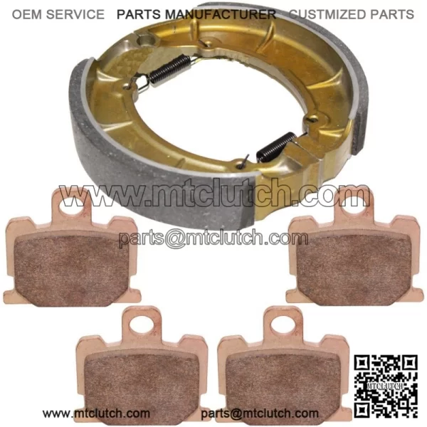 Front Brake Pads & Rear Brake Shoes for Yamaha XJ750R Seca 750 1981 1982 1983