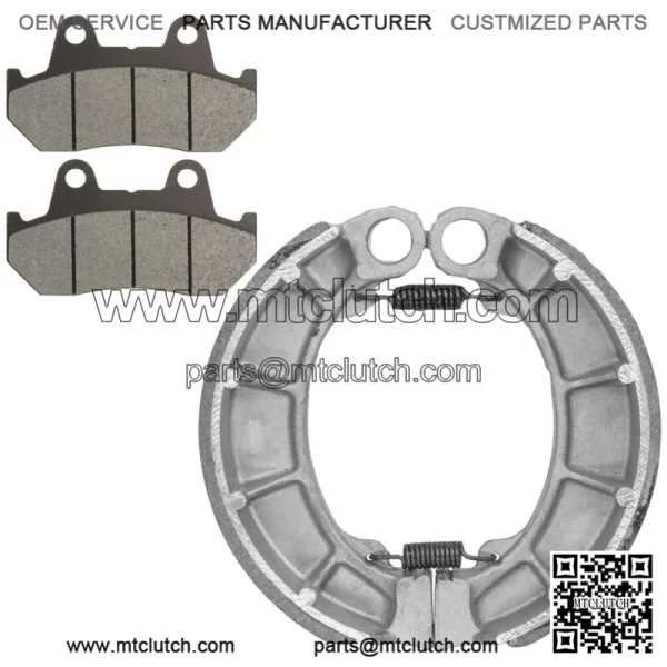 Front Brake Pads & Rear Brake Shoes for Honda VF500C V30 Magna 500 1984 1985