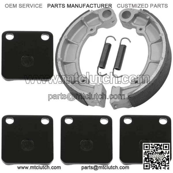 Front Brake Pads & Rear Shoes for Kawasaki KVF400 Prairie 400 1998 99 00 01 02 - Image 5