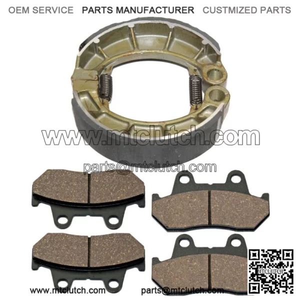 Front Brake Pads & Rear Brake Shoes for Honda VF700C 1984, VF700S 1984 1985