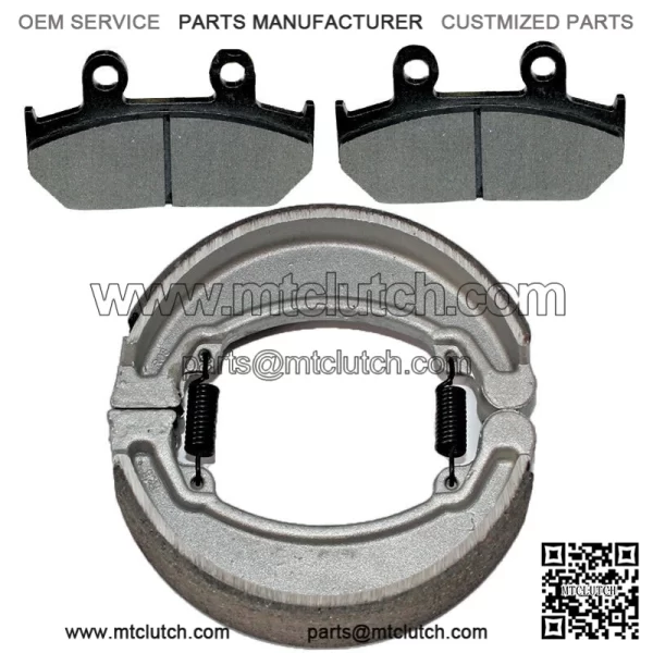 Front Brake Pads & Rear Brake Shoes for Honda  CM250 CD250U CM250cc 1982-85 1988