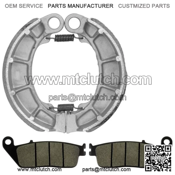 Front Brake Pads & Rear Brake Shoes for Honda VT600 Shadow 600 1993-2000