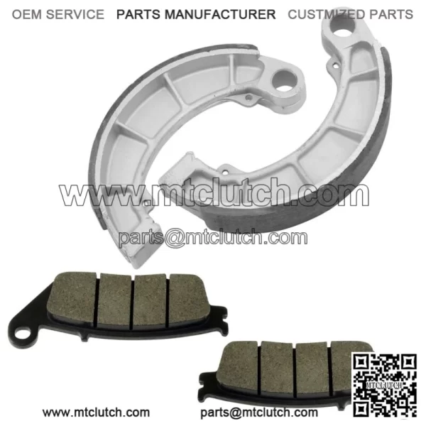 Front Brake Pads & Rear Brake Shoes for Honda Vt250C V-Twin Magna 250 1999-2007 - Image 4