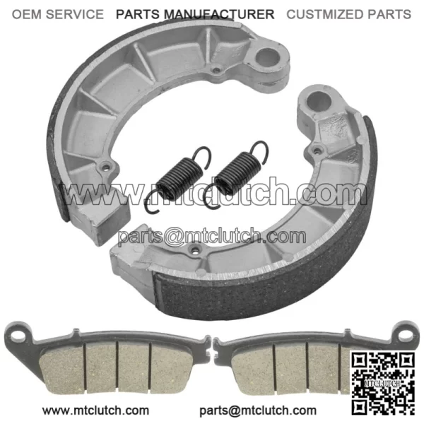 Front Brake Pads & Rear Brake Shoes for Honda VT750S 2010 2011 2012 2013 - Image 4