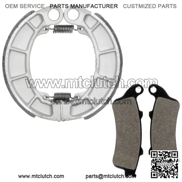 Front Brake Pads & Rear Shoes for Honda Cl400 1998, Nv400Cb Steed 400 VLX 2001