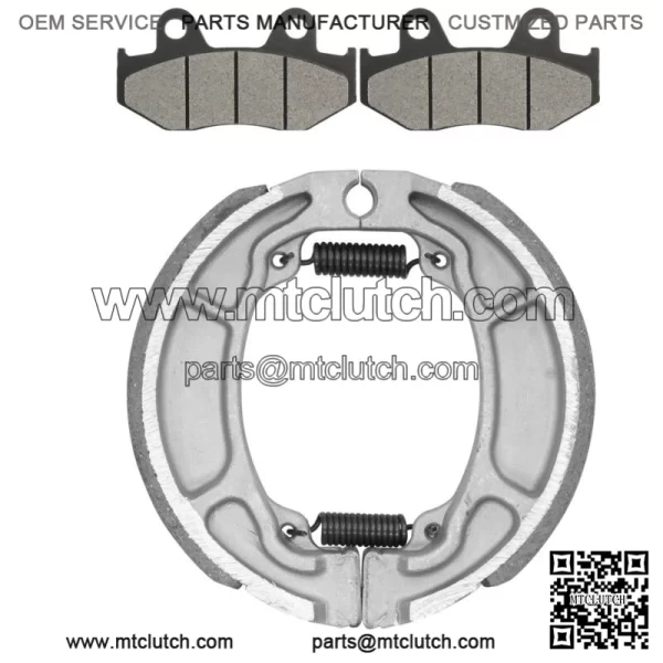 Front Brake Pads and Rear Brake Shoes for Honda FTR223 FTR 2000-2013