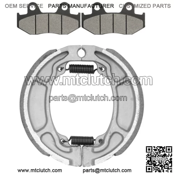 Front & Rear Brake Pads Shoes for Honda Spacy 100 Scr100Wh 02 03 04 05 06 07