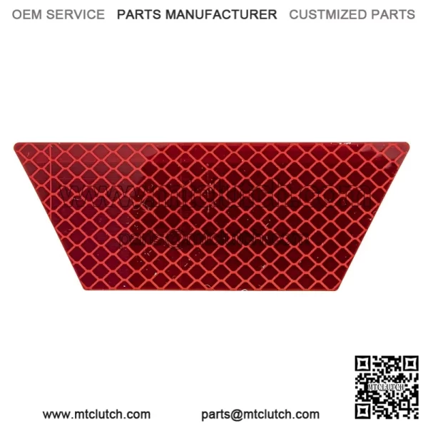 Polaris Ranger Reflector Decal, Red, Genuine OEM Part 7179088, Qty 1