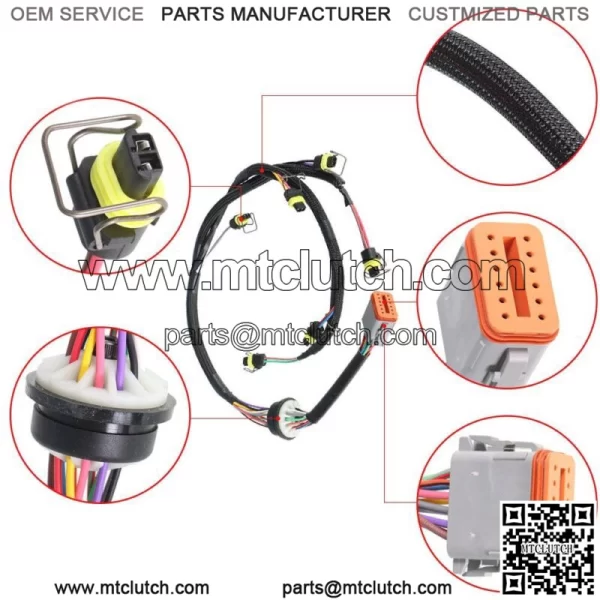 2225917 Fuel Injector Wiring Harness New Fit For CAT Caterpillar C7 Engine
