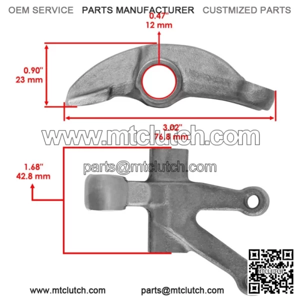 Intake Valve Rocker Arm For Honda TRX250X 1987-1992 / TRX300X 2009 - Image 2