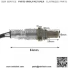 Oxygen sensor (rear)  12631044   40CM for Cadillac 10 Seville SLS 2.0T - Image 3