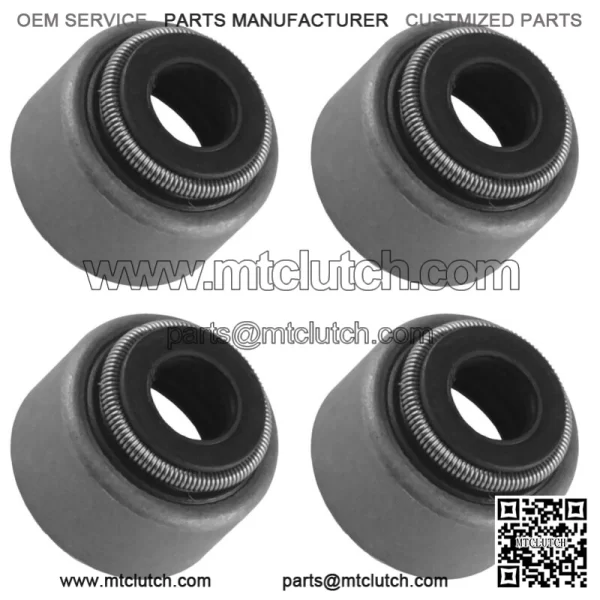 4x Valve Stem Seal For Yamaha Grizzly 700 2007-2012 2019-2021 (For: Yamaha Raptor 700)