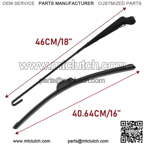 2Set UTV Electric Windshield Wiper Motor Kit for John Deere Gator/Kawasaki Mule For: More than one vehicle - Image 2