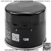 138 Oil Filter for Suzuki Eiger 400 LTA400 Kingquad 400 450 500 750 GSXR 1100 1000 750 600 Boulevard C50 C90 M109R M50 V-Strom 1000 650 DL650 Bandit 1200 1250 Burgman 650 Intruder 800