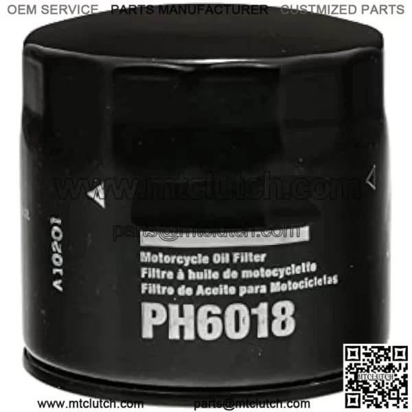 Extra Guard PH6018 Motorcycle Replacement Oil Filter, Fits Select Aprilia, Artic Cat, Kymco, and Suzuki Models - Image 2