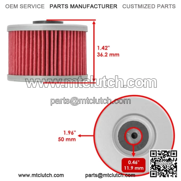 for Honda Honda TRX250 TRX-250 TRX 250 Fourtrax 1985 1986 1987 Oil Filter For: Honda - Image 2