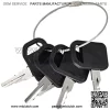 AM131841 Ignition Keys 131841 AM101600 Compatible with John Deere Gator CS/CX/HPX 4X2 4X4 6X4 300 400 X400 X500 GX GT LX Series 130 160 165 240 245 Lawn Mower Tractor AUC12681 AM102439 TCA24616 (4) - Image 2