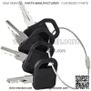 AM131841 Ignition Keys 131841 AM101600 Compatible with John Deere Gator CS/CX/HPX 4X2 4X4 6X4 300 400 X400 X500 GX GT LX Series 130 160 165 240 245 Lawn Mower Tractor AUC12681 AM102439 TCA24616 (4) - Image 4