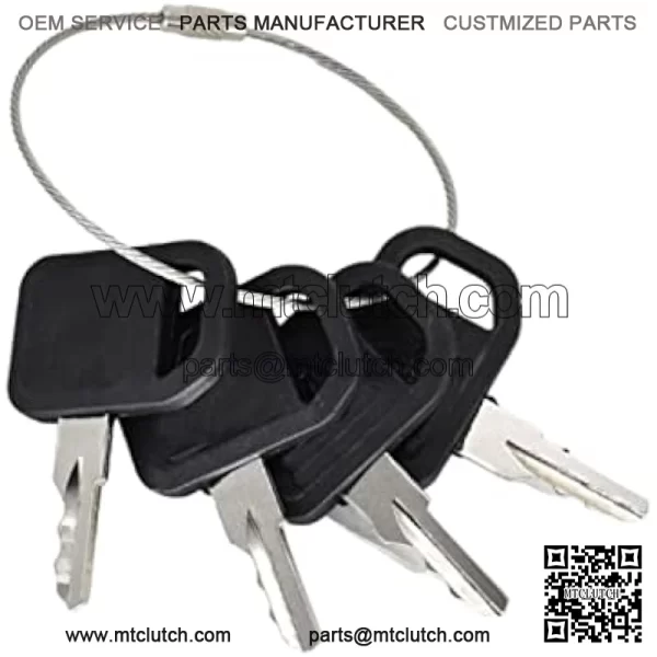 AM131841 Ignition Keys 131841 AM101600 Compatible with John Deere Gator CS/CX/HPX 4X2 4X4 6X4 300 400 X400 X500 GX GT LX Series 130 160 165 240 245 Lawn Mower Tractor AUC12681 AM102439 TCA24616 (4) - Image 5