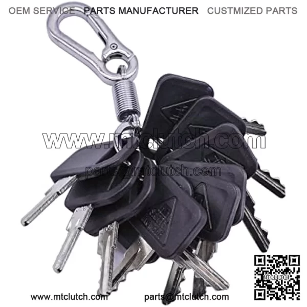 10 Pcs Ignition Keys AM131841 for John Deere 300 400 GT GX LX Series 130 160 165 Gator 4X2 6X4 Gator Key