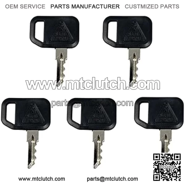 AM131841 Ignition Key for John Deere 300 400 GT GX LX 130 160 165 Gator 4X2 6X4 622 600 1800 2020 2030A 850D 855D (5), Black