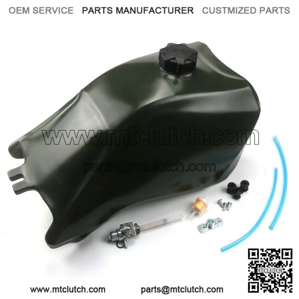 For Honda TRX300 TRX 300 1993-00 plastic gas fuel tank fourtrax green & petcock For: Honda - Image 2