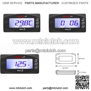 digital thermometer blue Koso mini 3 z czujnikami