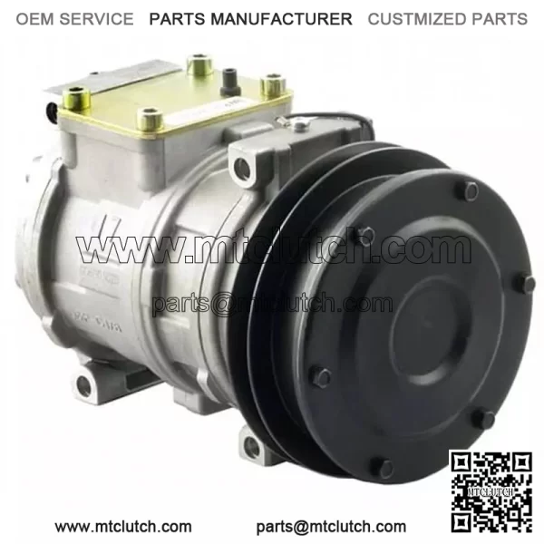 88295763 Nippondenso 10PA17C Compressor, w/ 1 Groove Clutch -Fits John Deere