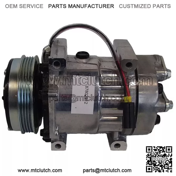 Comp w/Clutch Sanden Style MAXXUM Series 87802912 Fits Ford TS100A TS11 - Image 4