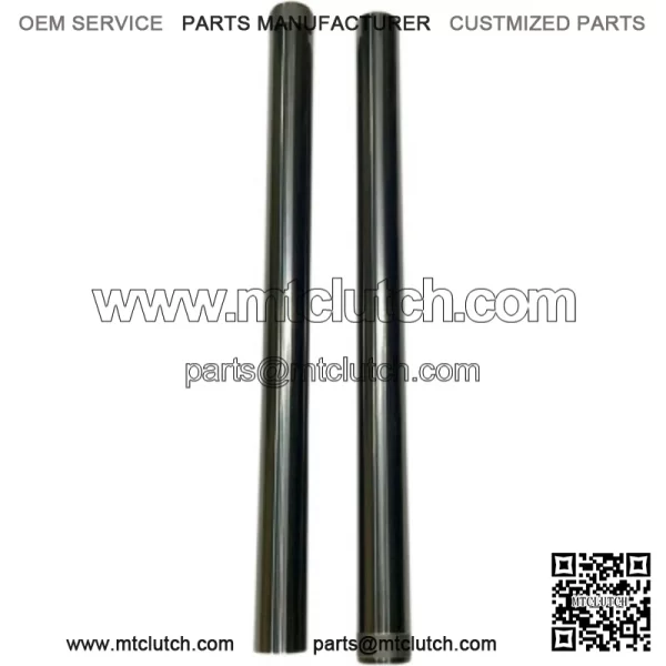Black 49mm OEM 46605-06 Replacement Front End Fork Tubes Harley Dyna FXD 25.50" (For: Harley-Davidson)