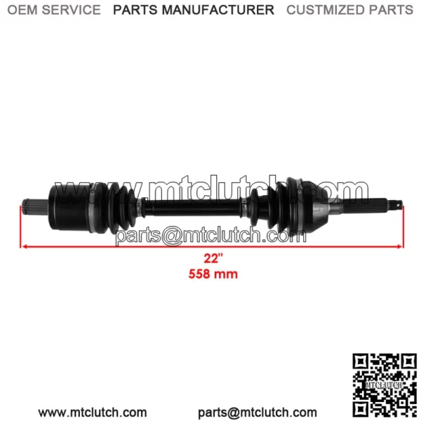 Front Right CV Joint Axle for Polaris Sportsman 400 500 600 700 800 Mv7 2005 For: Polaris Sportsman 800 - Image 2