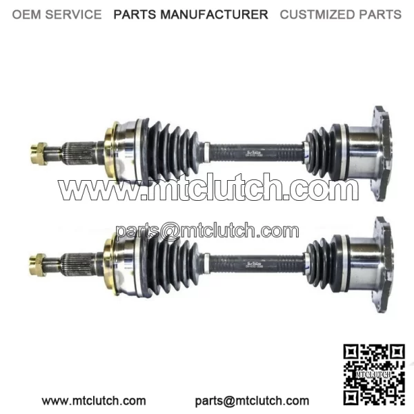 2 Front CV Axles for Silverado Sierra Suburban Tahoe  1500 K1500 4x4 6-lug (For: More than one vehicle)