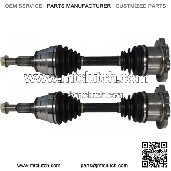 For  Silverado 2500 3500 HD GMC Sierra Front Pair CV Axle Joint Shaft (For: More than one vehicle)