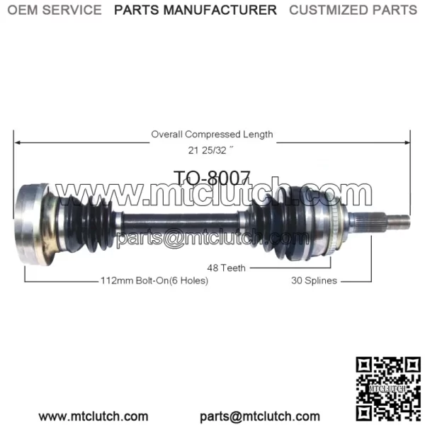 For Toyota 3.0L FWD Lexus ES300 Front Left/Right CV Axle Shaft TO8007 (For: Toyota)